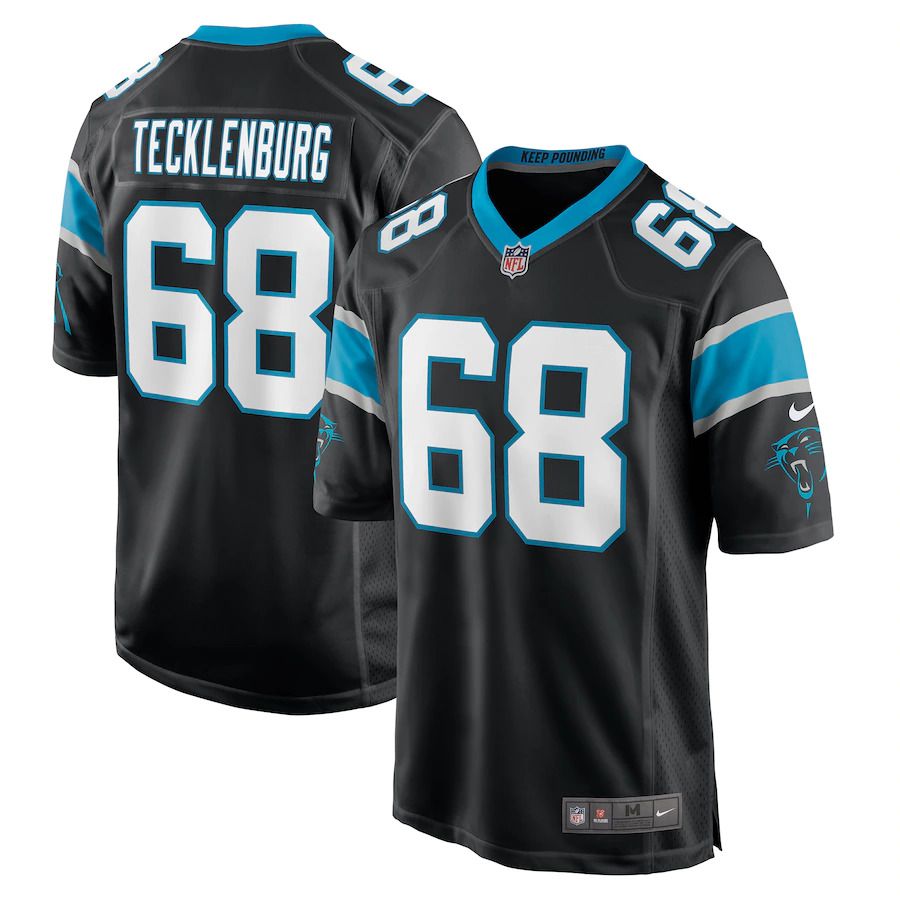 Men Carolina Panthers #68 Sam Tecklenburg Nike Black Player Game NFL Jersey->women nfl jersey->Women Jersey
